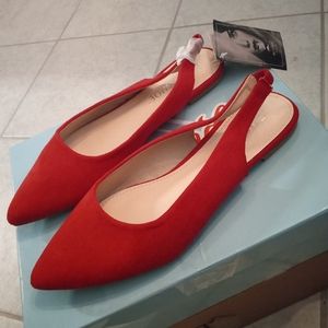 Musshoe Women's Classy Flat Slingback shoes